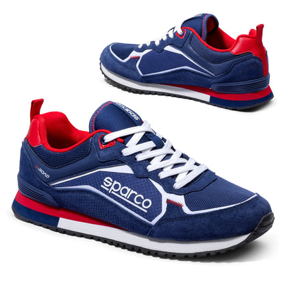 2025 Sparco Teamwear S-ROAD Sports Trainers Shoes Microfibre Breathable Fabric