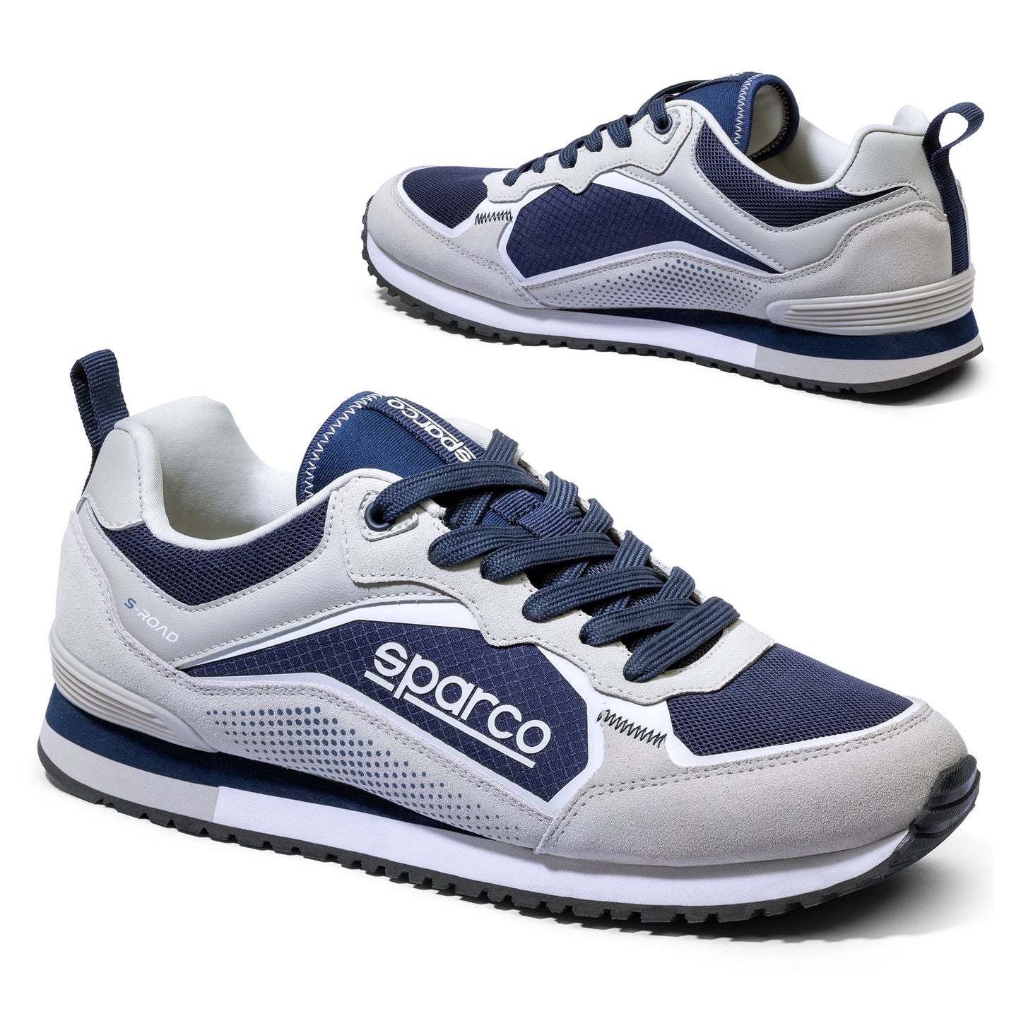 2025 Sparco Teamwear S-ROAD Sports Trainers Shoes Microfibre Breathable Fabric