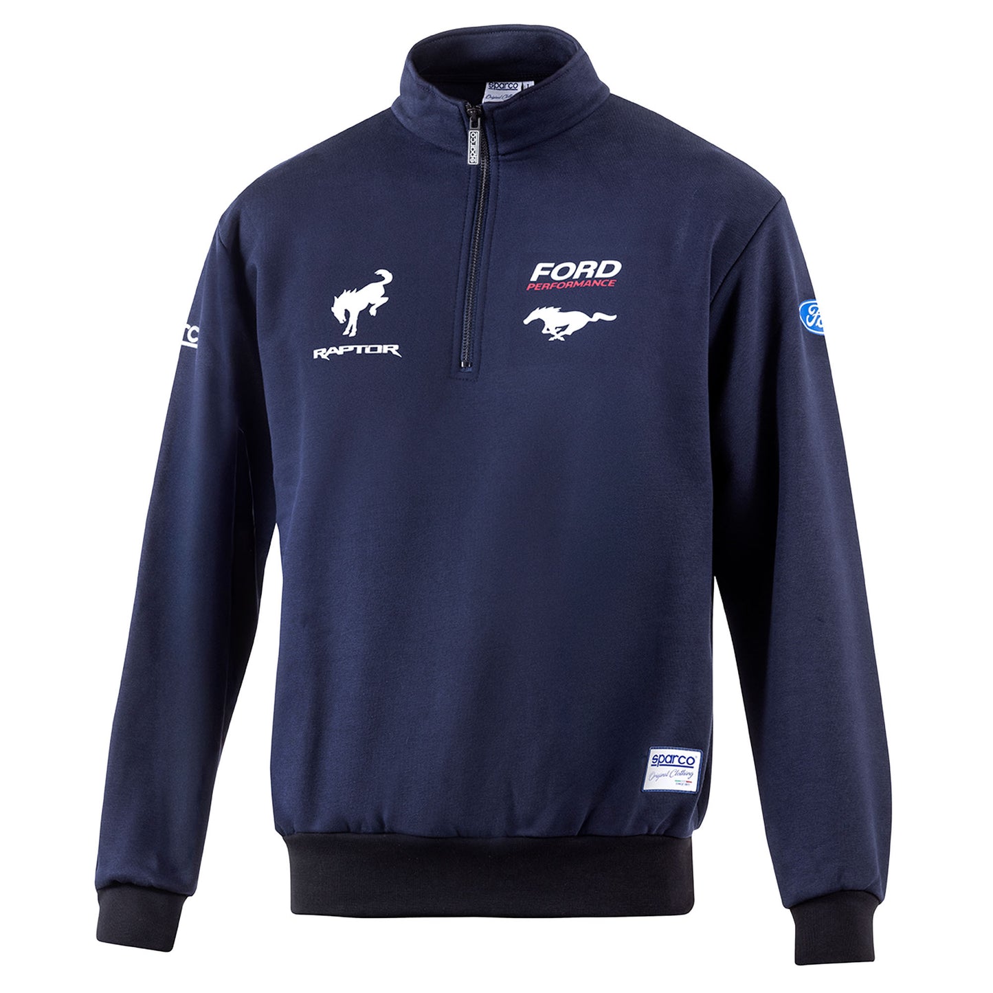 2025 Sparco Ford Performance Half Zip Sweatshirt Jumper Official Merchandise