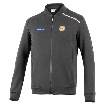 2025 Sparco Gulf Racing Hooded Full Zip Sweatshirt Genuine Fanwear Made in Italy