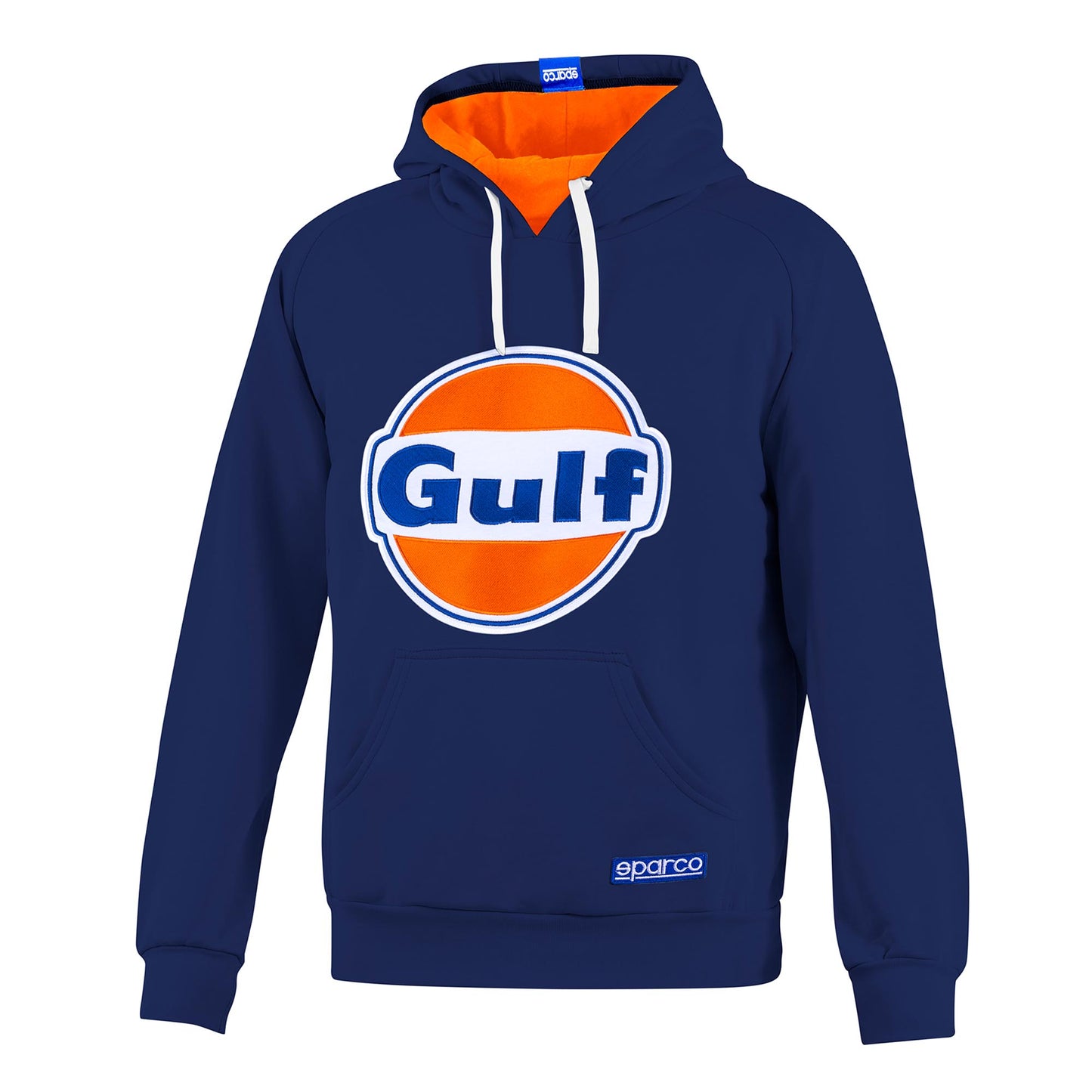 2025 Sparco Gulf Racing Hoodie Hoody Jumper Genuine Fanwear Made in Italy