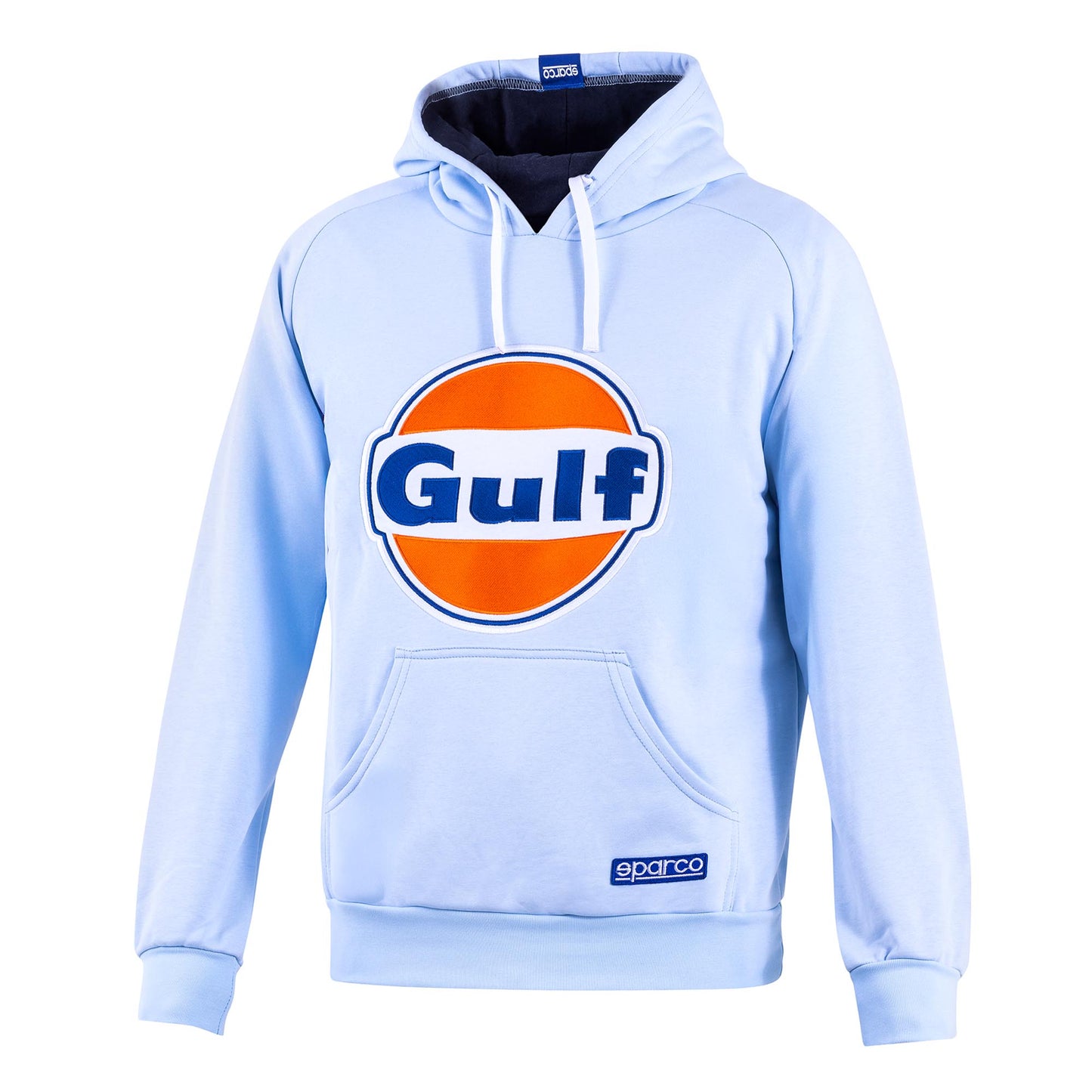 2025 Sparco Gulf Racing Hoodie Hoody Jumper Genuine Fanwear Made in Italy