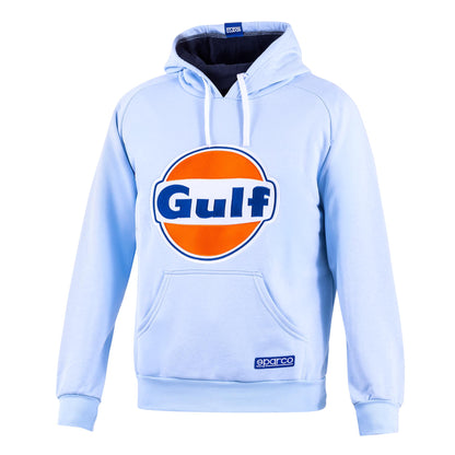 2025 Sparco Gulf Racing Hoodie Hoody Jumper Genuine Fanwear Made in Italy