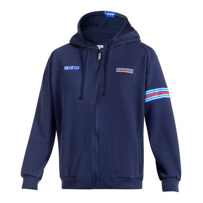 2025 Sparco Martini Racing Hoodie Full Zip Hoody Jacket New Official Merchandise