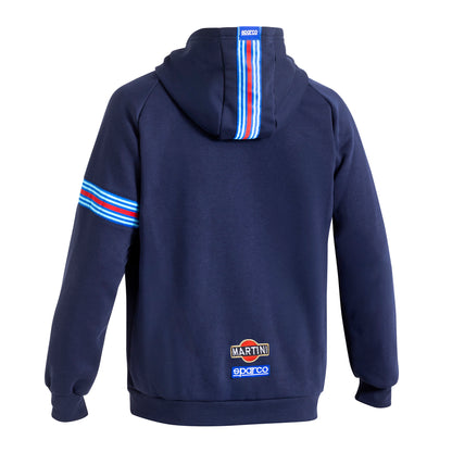 2025 Sparco Martini Racing Hoodie Full Zip Hoody Jacket New Official Merchandise