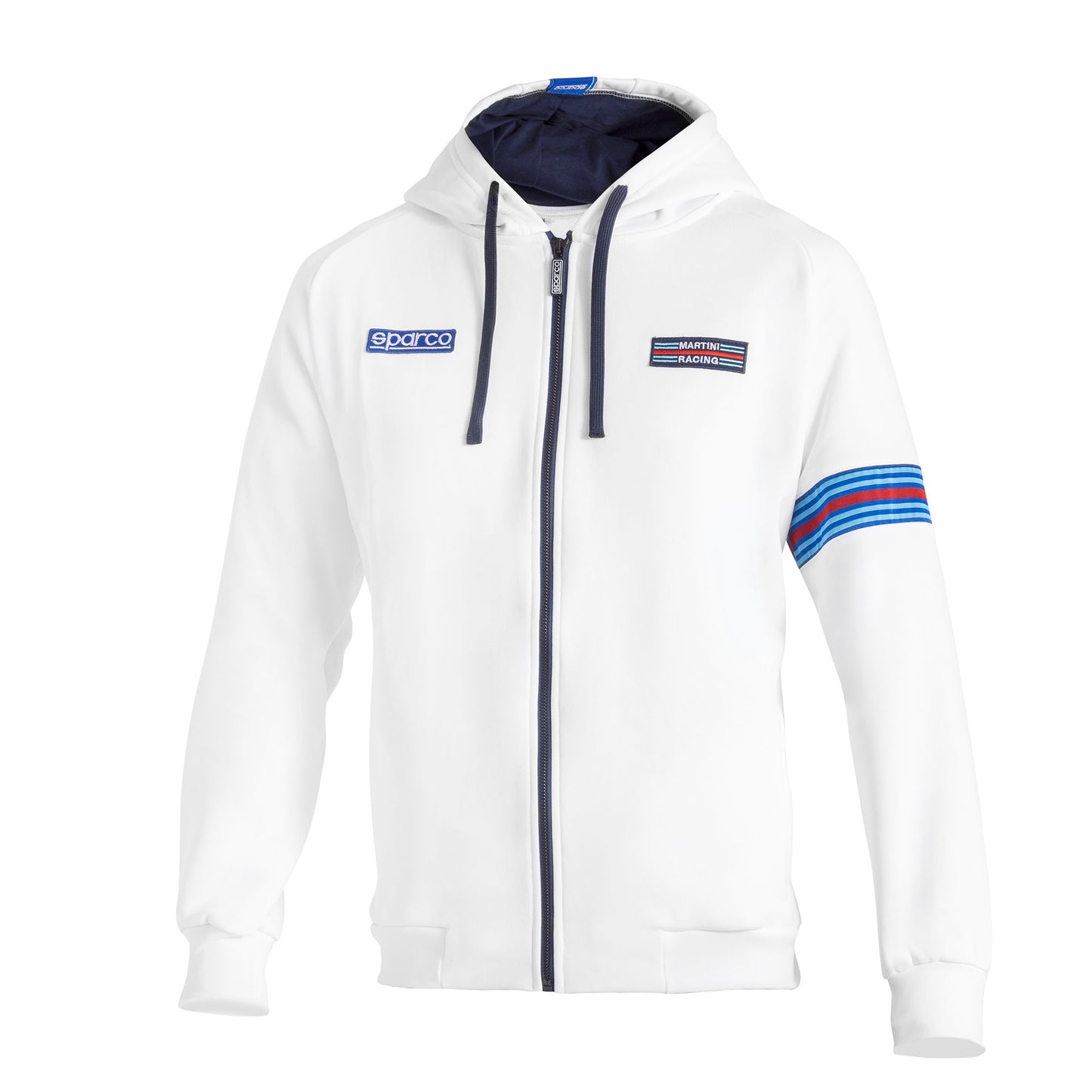 2025 Sparco Martini Racing Hoodie Full Zip Hoody Jacket New Official Merchandise