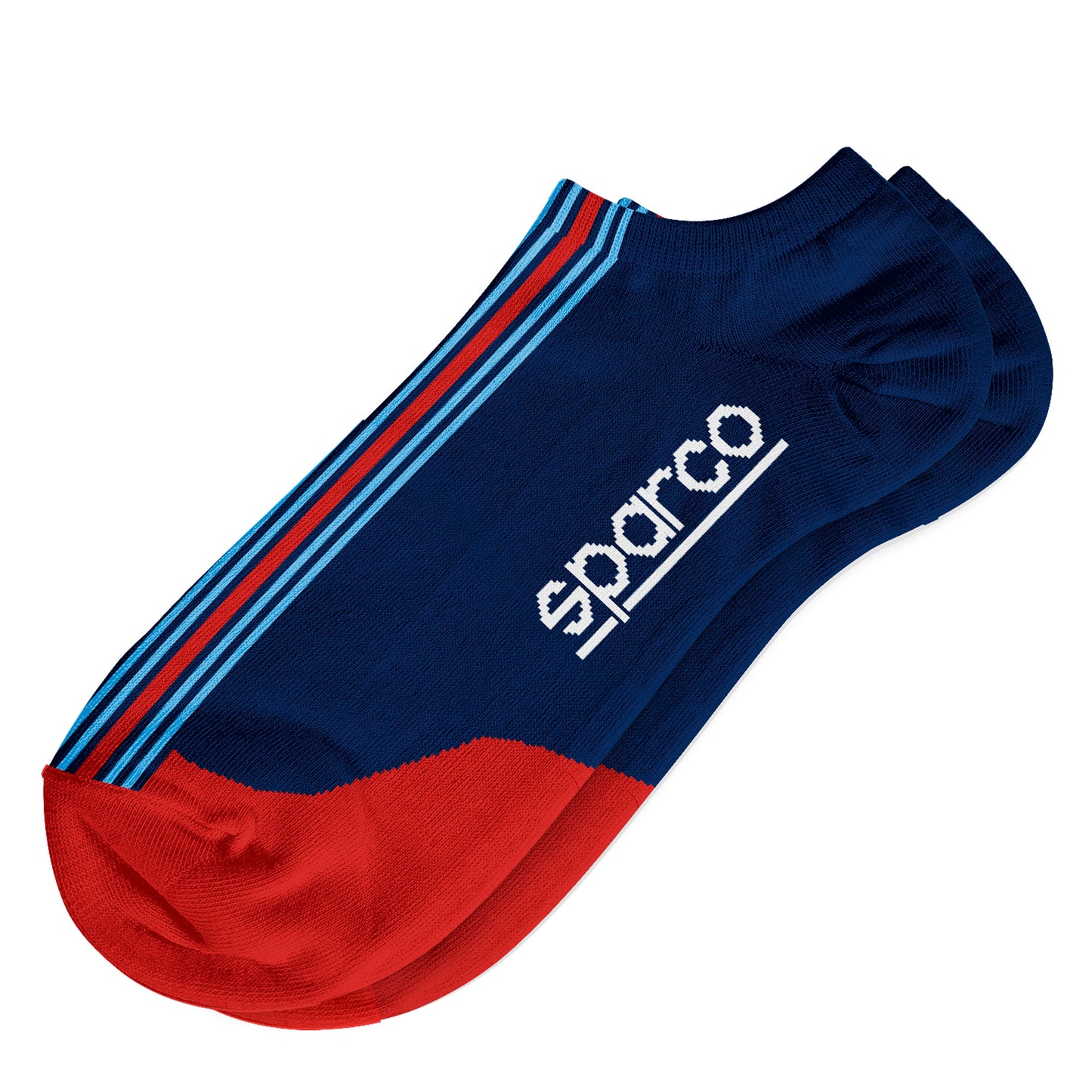 2025 Sparco Martini Racing Iconic Low Cut Trainer Socks Seamless in 2 Colours