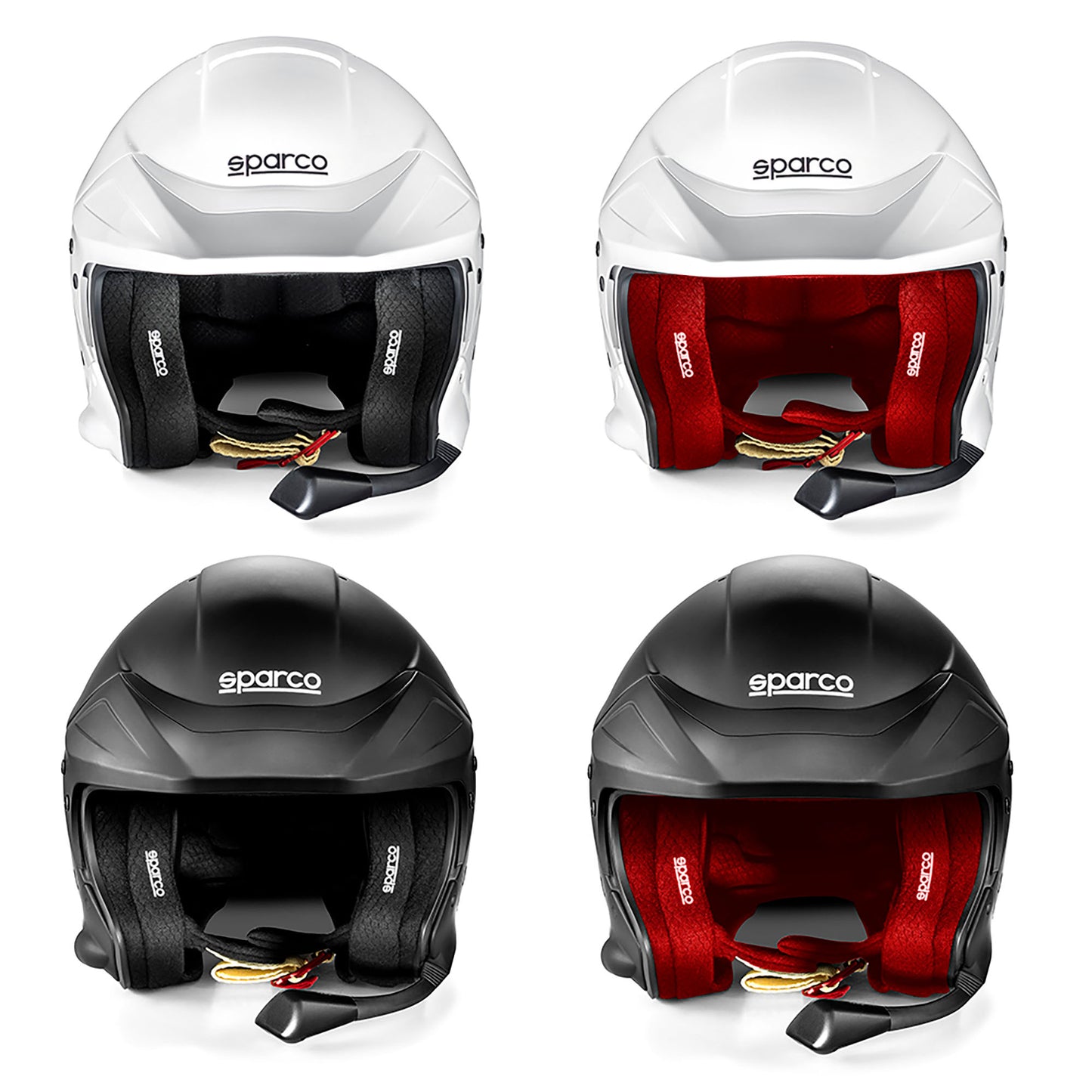 2025 Sparco FLUX RJ-I Race Helmet Open Face Intercom Race Rally FIA SNELL SPEC