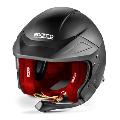 2025 Sparco FLUX RJ-I Race Helmet Open Face Intercom Race Rally FIA SNELL SPEC