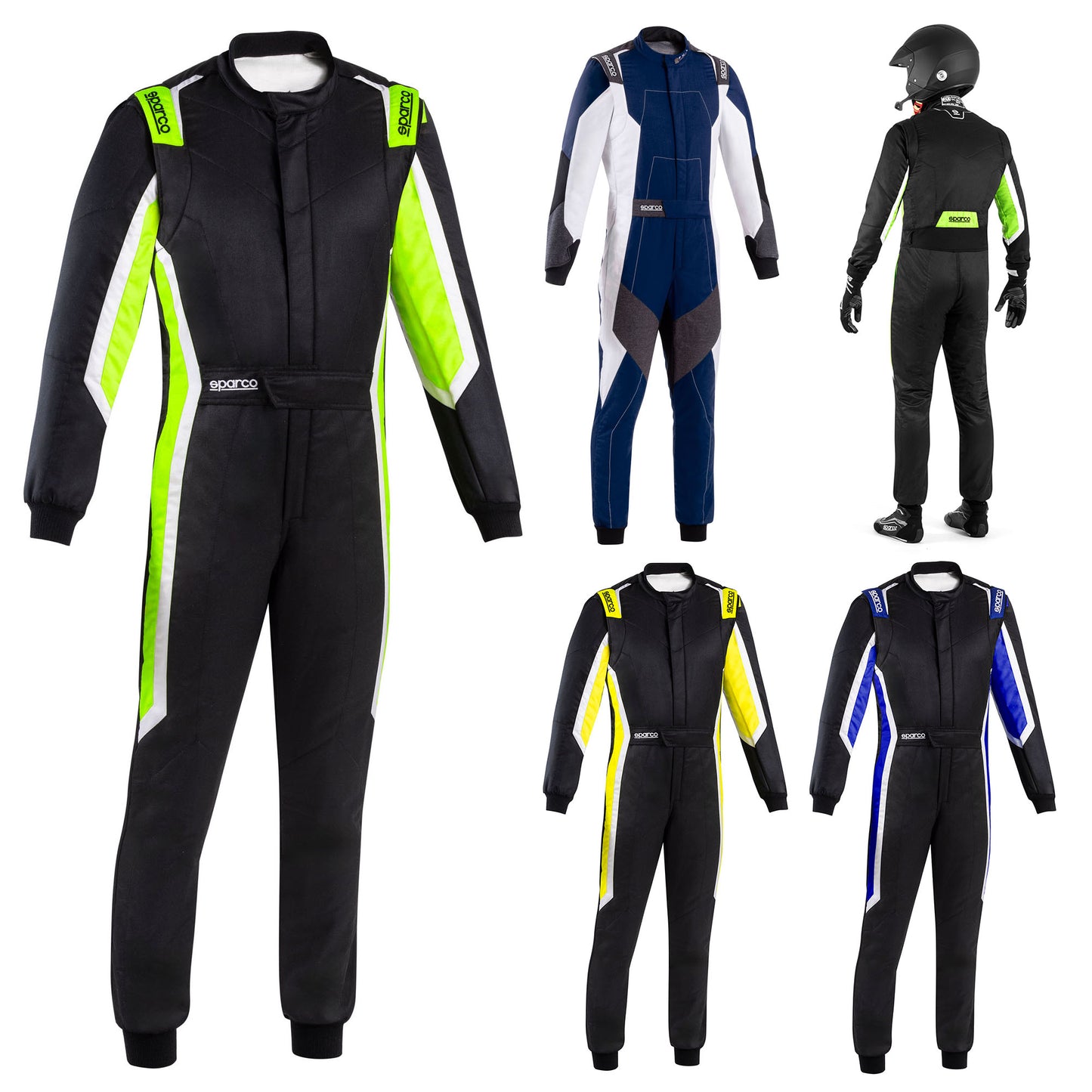 2025 Sparco SPRINT PRO Racing Suit Entry Level 2-Layer Fireproof FIA Approved