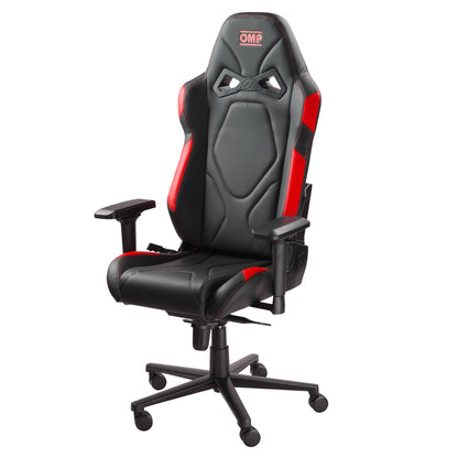 OMP GS Office Chair on Wheeled Base Gaming Seat Vinyl Fabric in 4 New Colours!