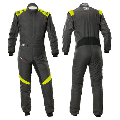 2025 OMP First Evo Race Suit Entry Level Fireproof Overalls FIA 8856-2018 Spec