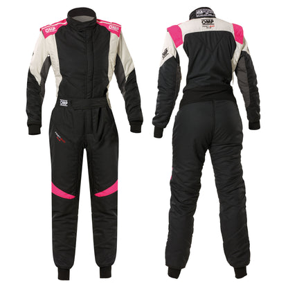 2025 OMP First Evo Elle Race Suit Ladies Womens Girls Fireproof FIA 8856-2018