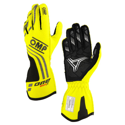 2025 OMP One Evo X Racing Driver Gloves Professional High Spec FIA 8856-2018