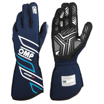 2025 OMP One-S Racing Driver Gloves Precurved Design High Spec FIA 8856-2018