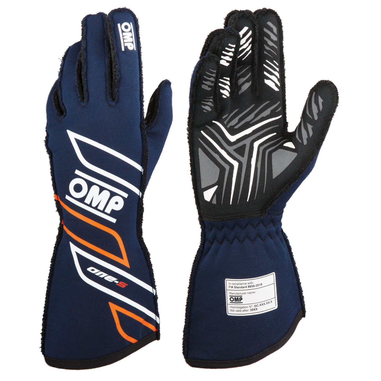 2025 OMP One-S Racing Driver Gloves Precurved Design High Spec FIA 8856-2018