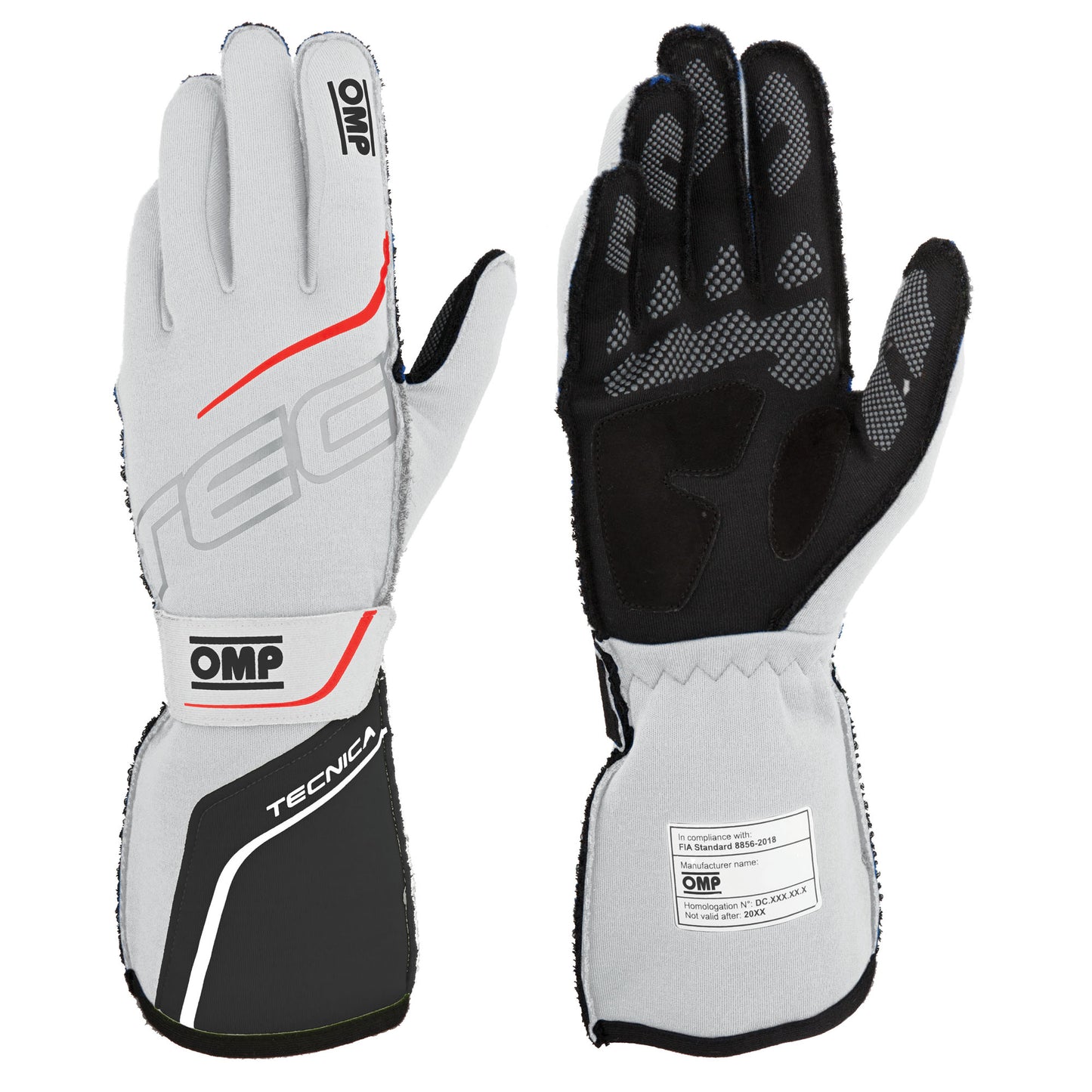 2025 OMP Tecnica Racing Driver Gloves New Design Fireproof FIA 8856-2018 Spec