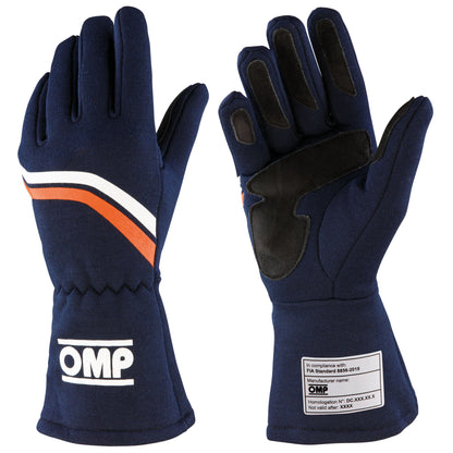 2025 OMP Dijon Classic Racing Gloves Vintage Style Fireproof FIA 8856-2018 Spec