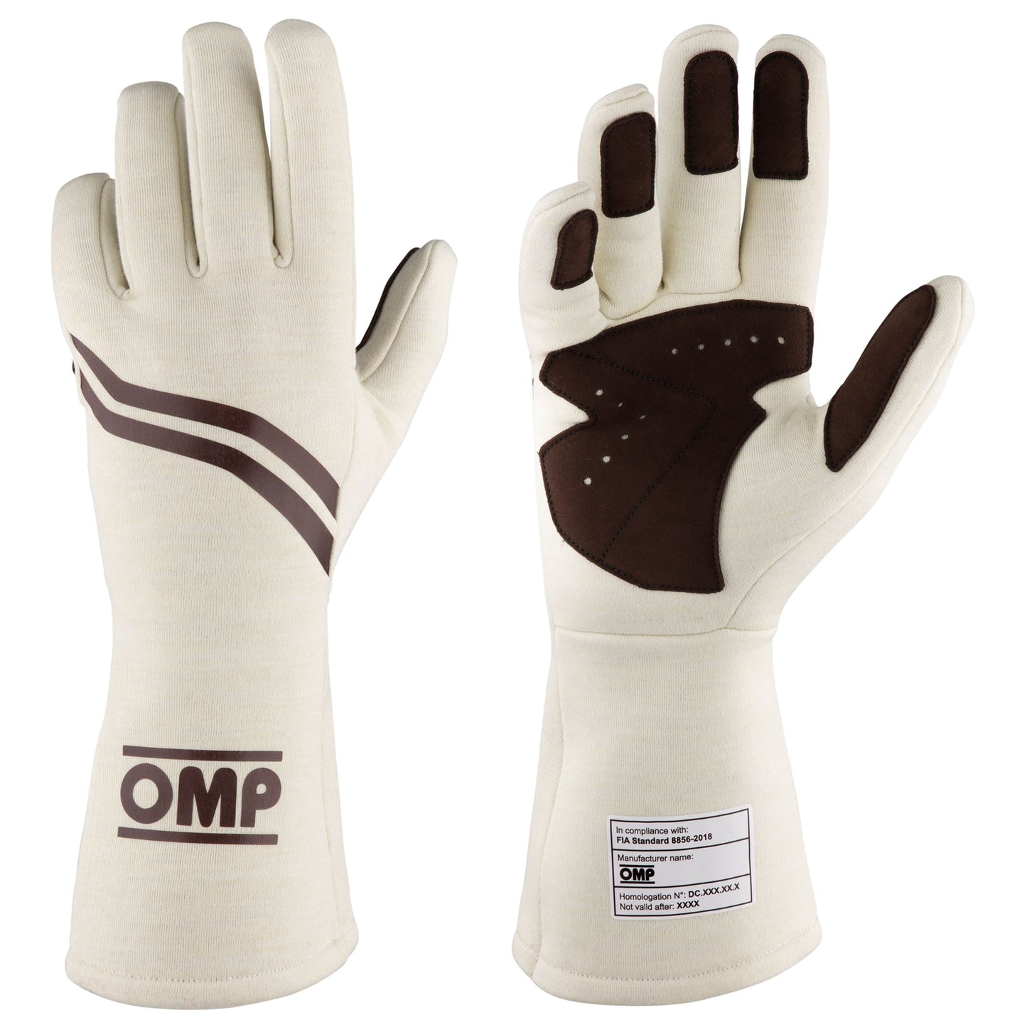 OMP Dijon Vintage Racing Gloves Fireproof FIA 8856-2018 Race Rally Retro Classic