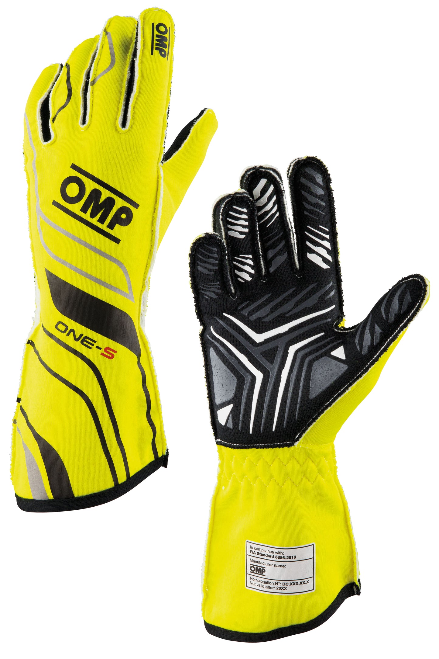 OMP One-S Gloves Professional Racing Drivers Fireproof FIA 8856-2018 Motorsport