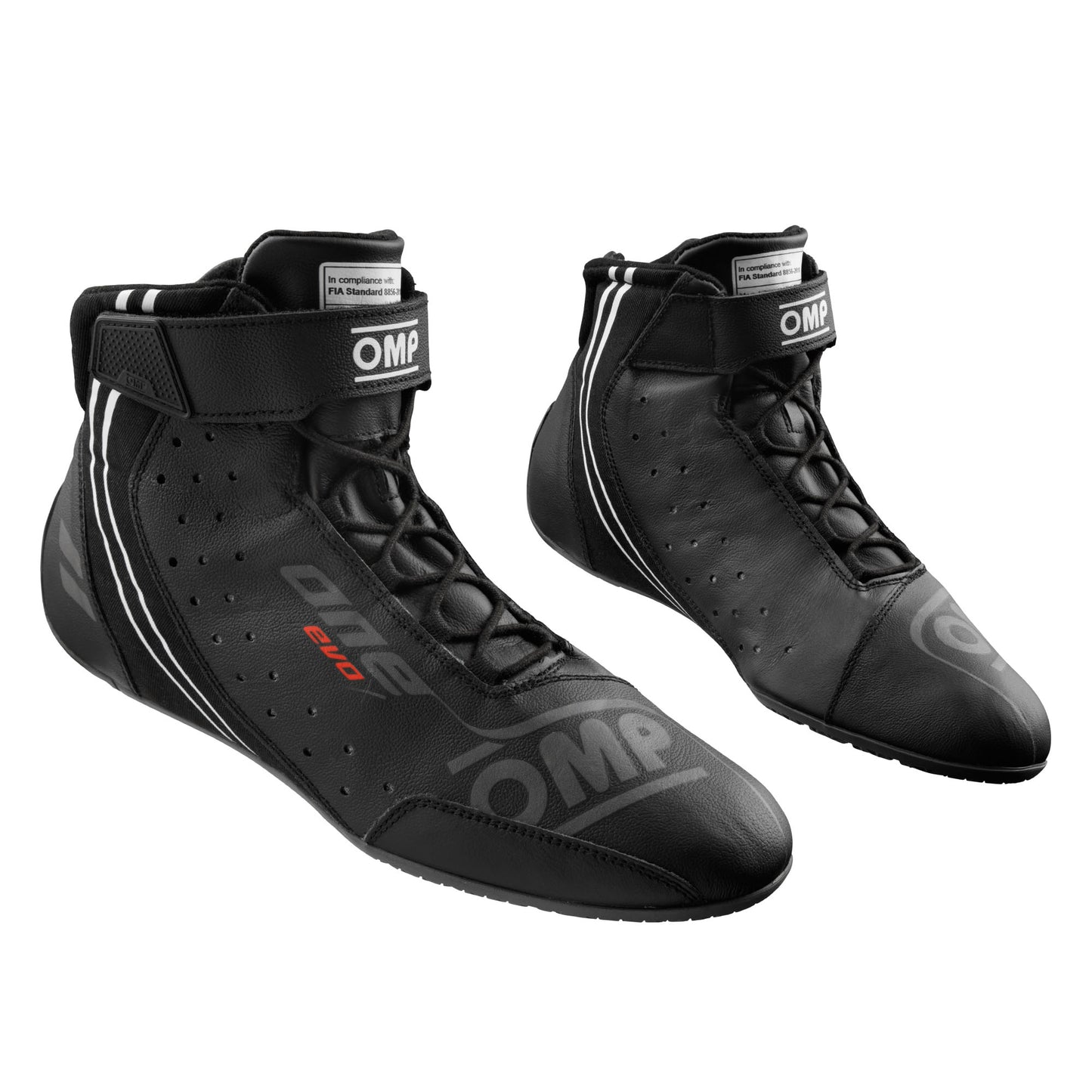 OMP ONE EVO-X Racing Driver Boots Shoes FIA 8856-2018 Fireproof Top Spec Design