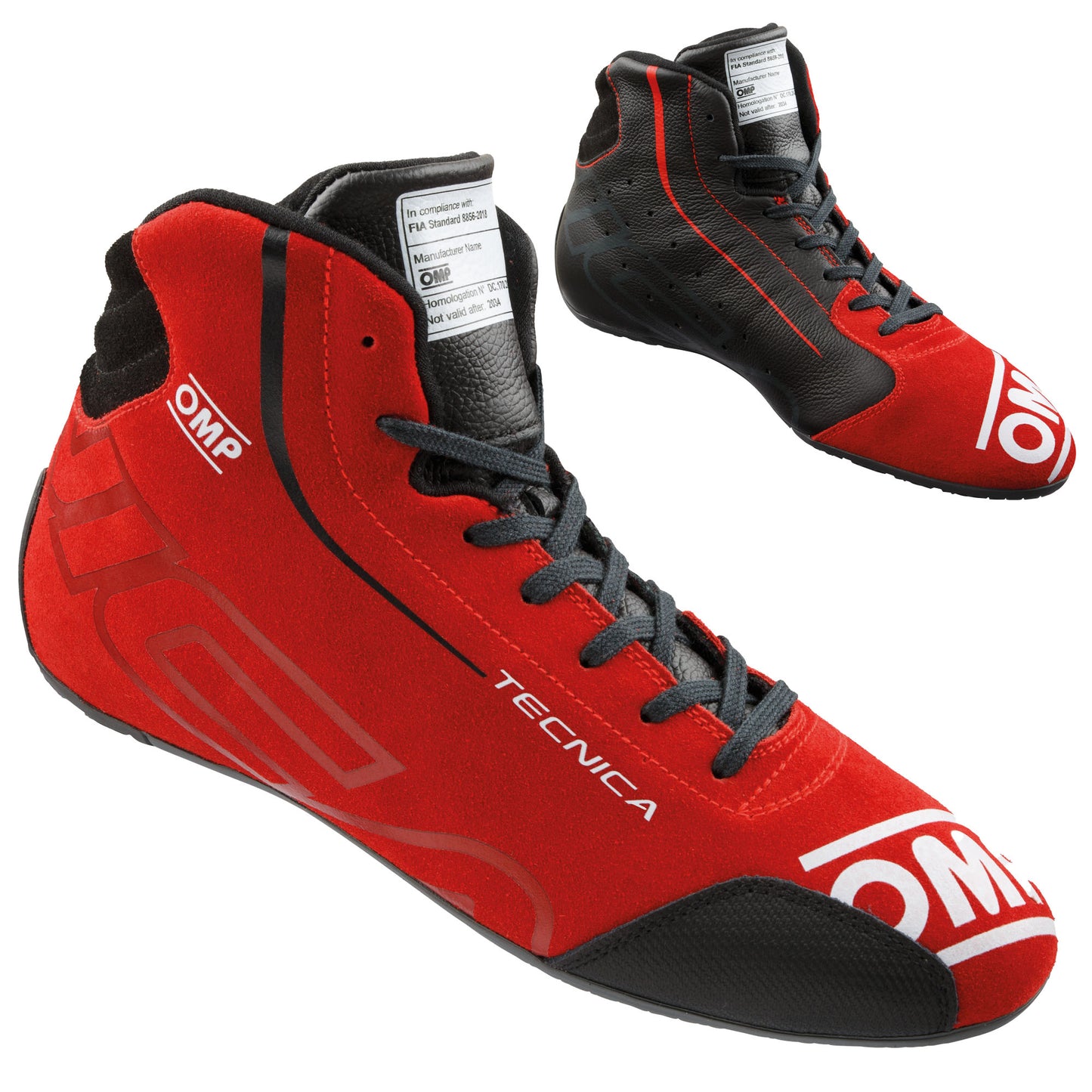 2025 OMP One Tecnica Racing Driver Boots Shoes Latest Design FIA 8856-2018 Spec