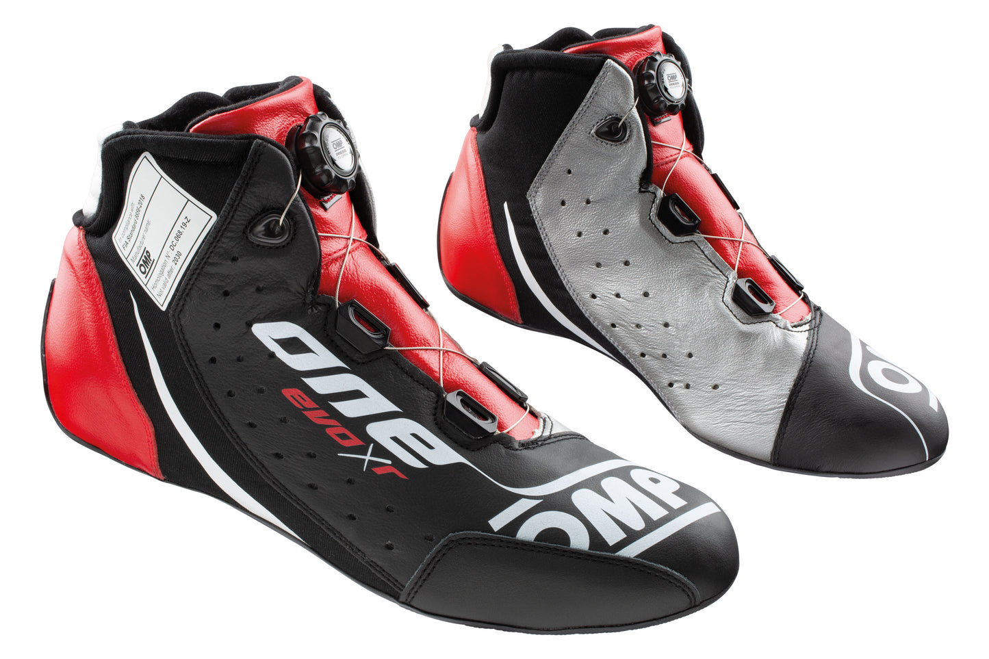 2025 OMP One Evo X Racing Driver Boots Shoes Professional Model FIA 8856-2018