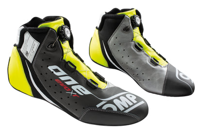 2025 OMP One Evo X Racing Driver Boots Shoes Professional Model FIA 8856-2018