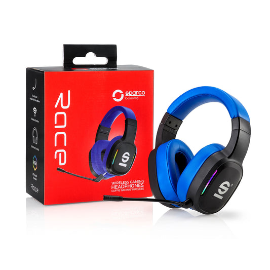 Sparco Gaming Wireless Headphones Race Pro Bluetooth for E-Sports Sim Racing