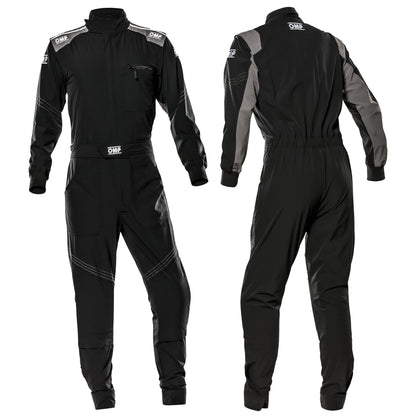 OMP X Mech Stretch Suit Mechanic Overalls Pitcrew Garage Teamwear Go-Karting