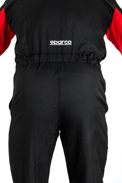 001059 Sparco One Race Suit Basic Overalls Karting Mechanic Pitcrew Sizes S-XXL