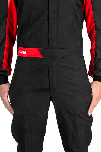 001059 Sparco One Race Suit Basic Overalls Karting Mechanic Pitcrew Sizes S-XXL