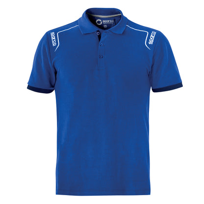 02407 Sparco Portland Polo Shirt 100% Cotton Workwear Mechanic Pitcrew Teamwear