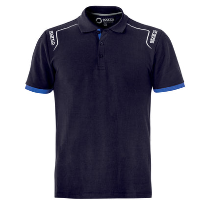 02407 Sparco Portland Polo Shirt 100% Cotton Workwear Mechanic Pitcrew Teamwear