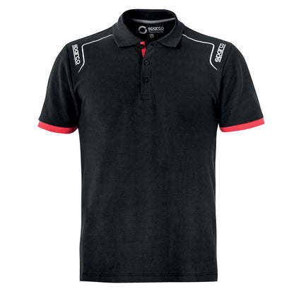 02407 Sparco Portland Polo Shirt 100% Cotton Workwear Mechanic Pitcrew Teamwear