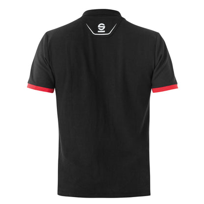 02407 Sparco Portland Polo Shirt 100% Cotton Workwear Mechanic Pitcrew Teamwear