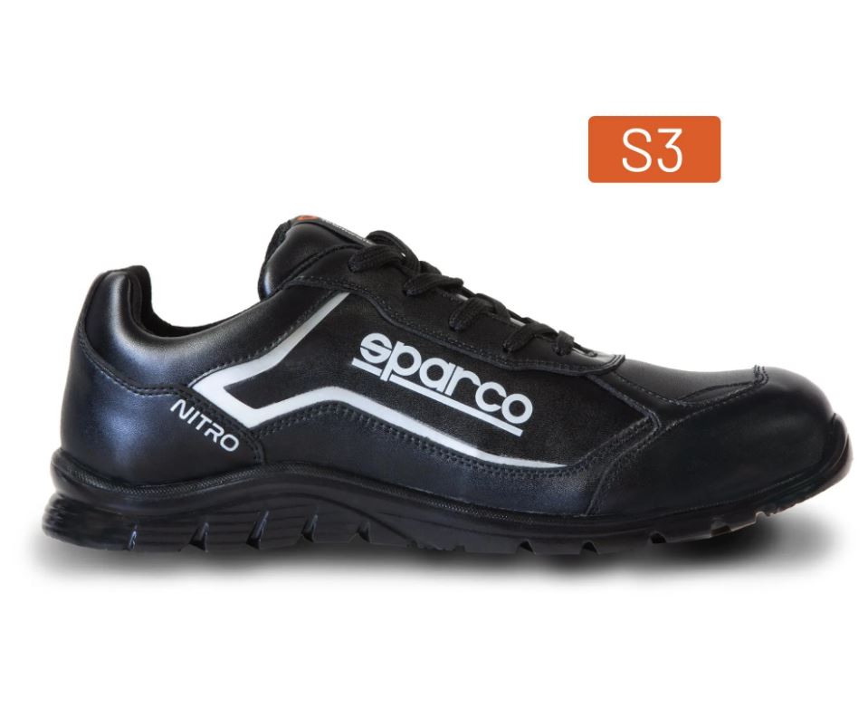 07522 Sparco NITRO S3 SRC Safety Footwear Work Trainers Microfibre Waterproof