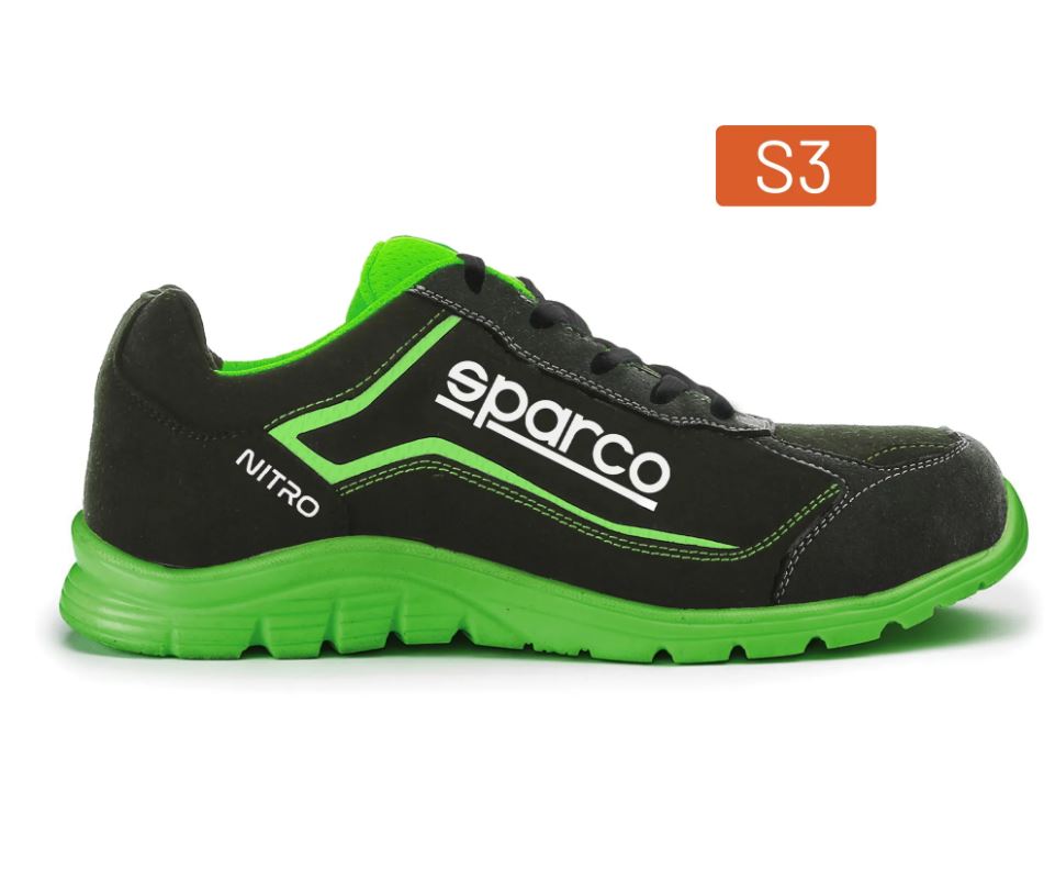 07522 Sparco NITRO S3 SRC Safety Footwear Work Trainers Microfibre Waterproof