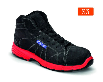 07524 Sparco CHALLENGE S3 SRC Safety Boots Footwear Work Mechanic Pitcrew Industrial