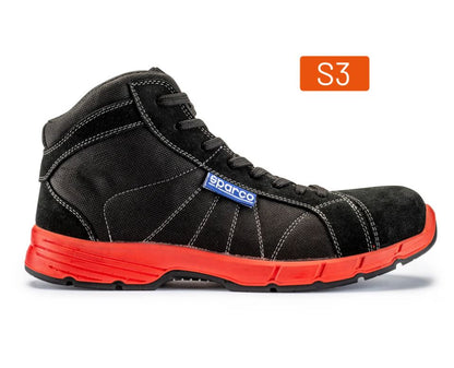 07524 Sparco CHALLENGE S3 SRC Safety Boots Footwear Work Mechanic Pitcrew Industrial