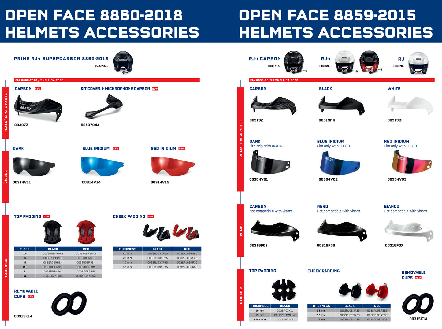 003372 Sparco Carbon Helmet PRIME RJ-i SUPERCARBON FIA 8860-2018 RACE RALLY