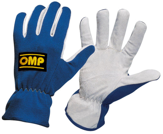 OMP Rally Gloves Short Style in Suede Material Leather Driving in 3 Colours