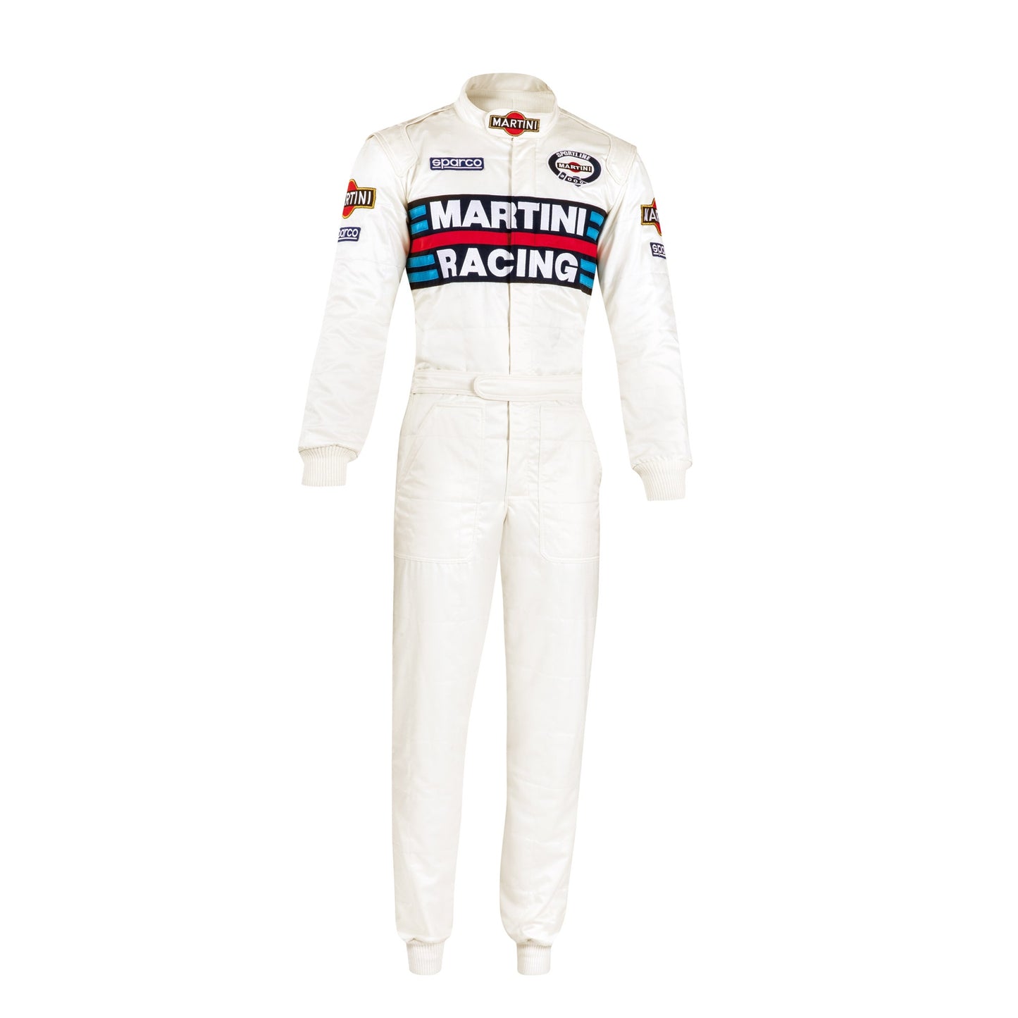 001144MR Sparco Martini Racing Classic Retro Rally Suit Fireproof FIA 8856-2018