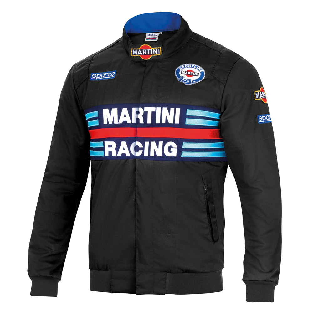 01281MR Sparco Martini Racing Replica Bomber Style Jacket