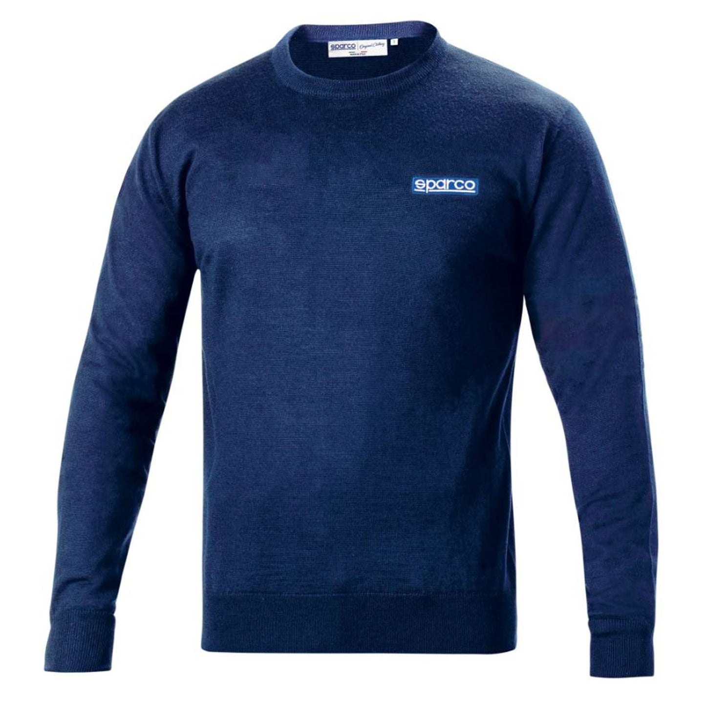 Sparco Crew Neck Sweater Jumper made with Merino Wool Mens Sizes S-XXL