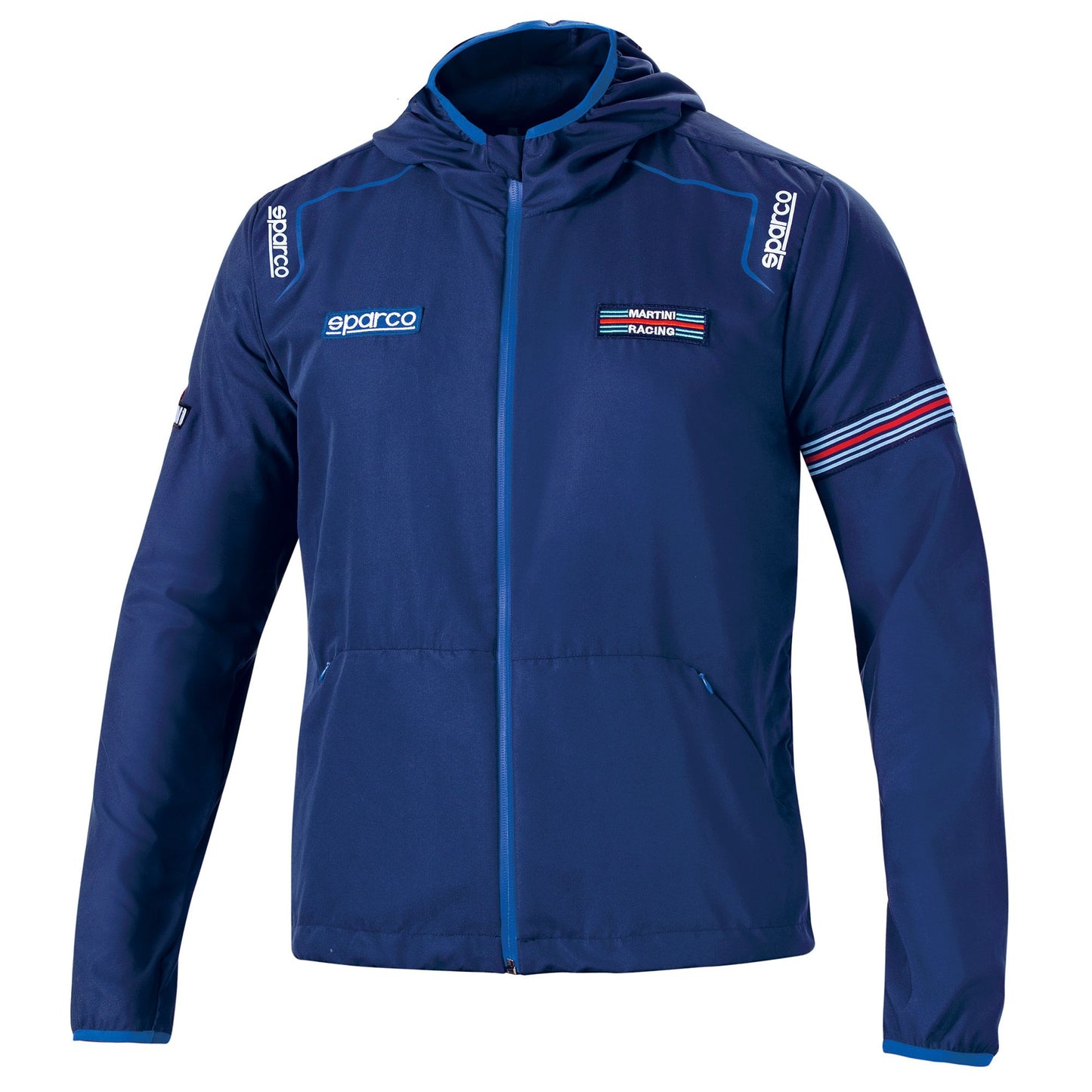 02405MR Sparco Martini Racing Windbreaker Lightweight Jacket Waterproof Coat