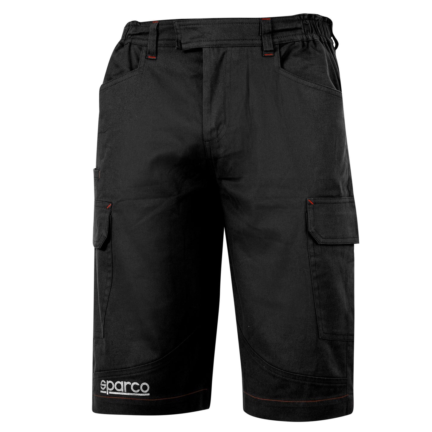 02410 Sparco Cargo Shorts Cotton Race Mechanic Workwear Pitcrew Teamwear Leisure