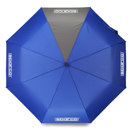 Sparco Racing LED Umbrella Blue with Light Torch Foldable Compact 96cm Diameter