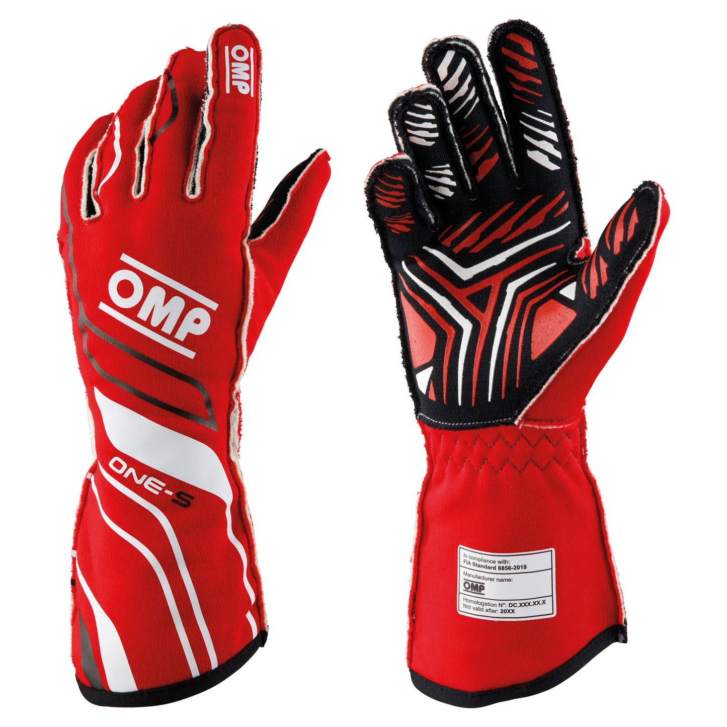 OMP One-S Gloves Professional Racing Drivers Fireproof FIA 8856-2018 Motorsport