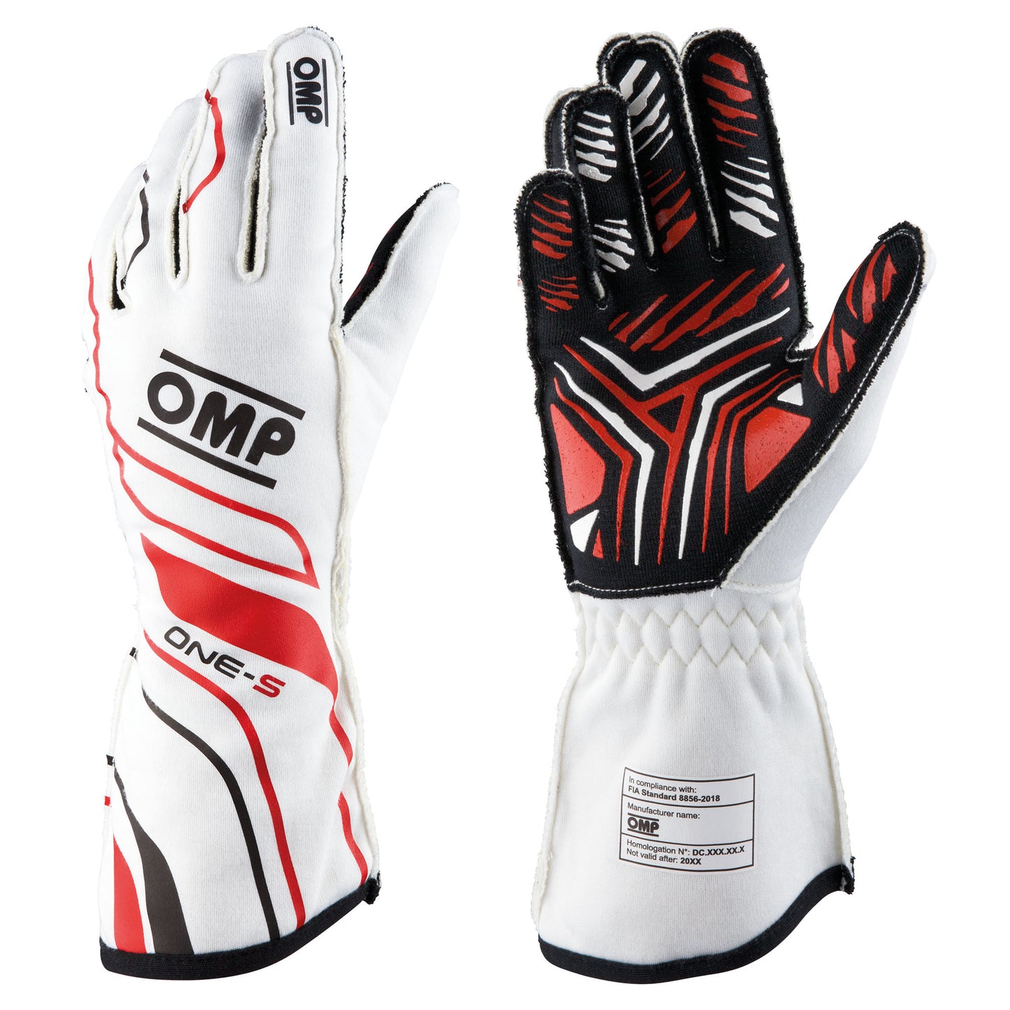 OMP One-S Gloves Professional Racing Drivers Fireproof FIA 8856-2018 Motorsport